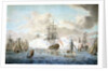 George III reviewing the Fleet at Spithead, 22 June 1773, depicting HMS 'Royal Oak' by John Cleveley