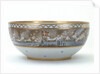 Porcelain bowl painted with scene of the Battle of Copenhagen, 1801 by Royal Danish Porcelain Manufactory