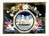 Embroidery of HMS 'Warrior' by unknown