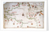 Portulan chart of the Atlantic by Pedro Reinel
