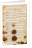 Message found by the McClintock Expedition near Point Victory, North-West Coast of King William Island, detailing the fate of the Franklin Expedition by unknown