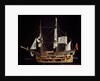 HM bark 'Endeavour', starboard broadside, revealing hull inside by Robert A. Lightley