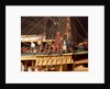 'Endeavour', detail, foremast starboard shrouds and anchors by Robert A. Lightley