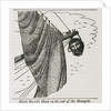 Blackbeard's head on the bowsprit by unknown