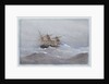 HMS 'Calliope' in heavy seas by William Frederick Mitchell