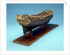 Navy Board skeleton model, starboard stern quarter by unknown