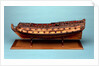 Navy Board skeleton model, port broadside by unknown