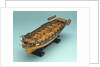 Full hull model of a Royal Navy 18-gun brig by unknown