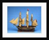 Ship of 38 guns, port broadside by unknown