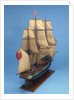 Ship of 38 guns, starboard stern quarter by unknown