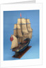 Ship of 38 guns, starboard stern quarter by unknown