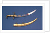 Curved bladed dirk by Cox