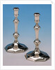Queen Anne candlesticks by John Bache