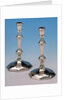 Queen Anne candlesticks by John Bache
