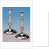 Queen Anne candlesticks by John Bache