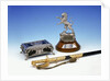 Casket, statuette and sword by Mappin & Webb