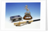 Casket, statuette and sword by Mappin & Webb