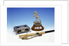 Casket, statuette and sword by Mappin & Webb