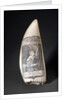 Scrimshaw whale tooth "The Sailor Boy" by unknown