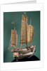 Chinese junk, starboard stern quarter by unknown