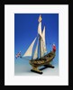 Skeleton model, royal yacht, port by unknown