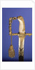 Presentation sword, hilt detail by R. Teed
