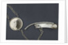 Silver presentation boatswain's call with a medallion commemorating the Blockade of Toulon. by Henry Croswell