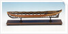 Full hull model, shallop, port broadside by Unknown