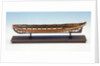 Full hull model, shallop, port broadside by Unknown