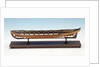 Full hull model, shallop, port broadside by Unknown