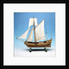 Skeleton model, royal yacht, port broadside by unknown