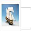 Skeleton model,  royal yacht, starboard by unknown
