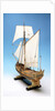 Skeleton model, royal yacht, port stern quarter by unknown