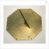 Horizontal pedestal dial by Elias Allen