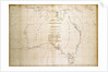 Chart of Terra Australis (Australia) by unknown