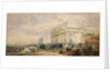 Greenwich Hospital, showing buildings and Greenwich pensioners by James Holland