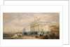Greenwich Hospital, showing buildings and Greenwich pensioners by James Holland