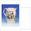 Creamware jug by J. Mollart
