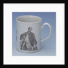Worcester mug of Admiral Edward Boscawen by John Wall