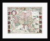 Map of Asia from the Bleau Atlas, 1662-65 by unknown