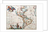 Sheet from Bleau's 'Atlas of the Americas' by John Blaeu