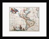 Sheet from Bleau's 'Atlas of the Americas' by John Blaeu