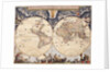 World map from the Blaeu Atlas, 17th century by John Blaeu