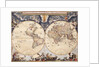 World map from the Blaeu Atlas, 17th century by John Blaeu