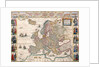 Map of Europe from the Blaeu Atlas, 17th century by John Blaeu