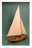 Full hull model, dinghy, starboard stern quarter by unknown