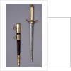 8" straight blade dirk between 1770 and 1790 by Unknown
