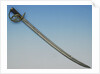 Slotted hilt hanger (sword), circa 1800 by unknown