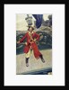Pirate captain on deck by Howard Pyle