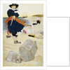 Pirate William Kidd buries treasure on Gardiner's Island by Howard Pyle